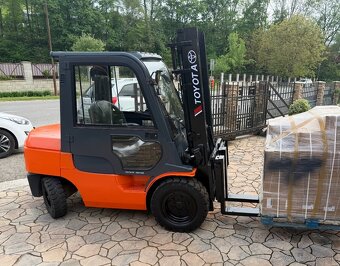 TOYOTA - VZV - 3,5 TONY - DIESEL - KABÍNA - PREDÁM - 4