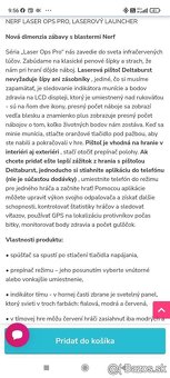 Detská zbraň - Nerf Laser ops Pro, Laser Launcher - 4