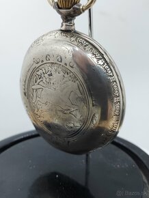 Predám funkčné starožitné otváracie vreckové hodinky 1870 Wi - 4