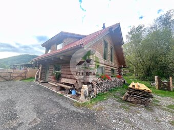 Exkluzívne na predaj priestranný a nový zrub - Čierny Balog - 4