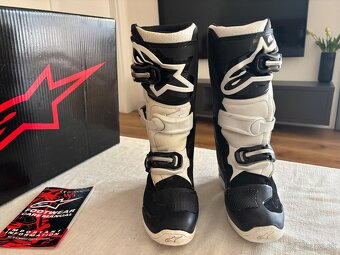 Detské motokrosové čižmy Alpinestars veľkosť 34 - 4