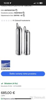 Čerpadlo Ebara IDROGO 40/15 - 4