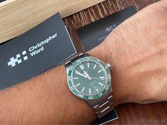 Christopher Ward C60 Trident Pro 300 zelené - 4