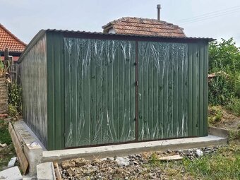 Plechová garáž od 3x4m - 4