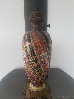 PETROLEJOVÁ LAMPA AJ VÁZA - 4