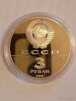 2 Ruské strieborné pamätné mince Ag/900 62.2 gram Aukcia - 4