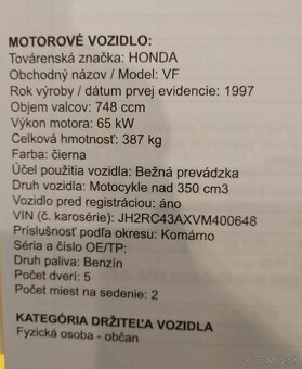 Predám Honda VT750 Magna - 4