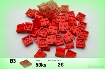 B Lego® Originál Diely červené (ako nové) - 4