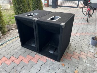 Subwoofer 2x + koncový zosilňovač Eminence Kappa - 4