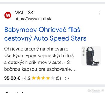 Ohrievač fliaš cestovný Babymoov - 4