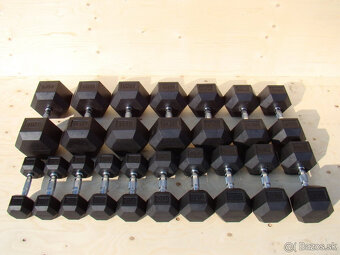 HEXA POGUMOVANÉ JEDNORUČKY 2,5kg-30kg, 2,5kg-50kg - 4
