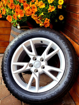 alu R17 5x112, zimné pneu 215/60, orig. Audi Q3 /+ VW Tiguan - 4