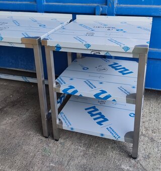 Stôl do veľkokuchyne, gastro nábytok, stoly nerezové - 4