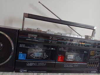 ABA 9090 radiomagnetofon retro 2 kazeťák Korea - 4