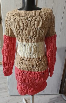 svetrikové šaty Made with Love - 4