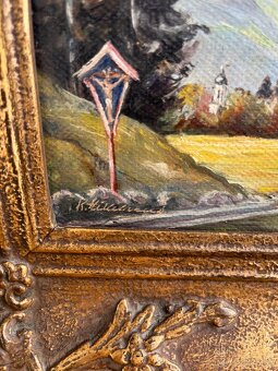 Obraz Dedinka pod Alpami 39x34 cm - 4