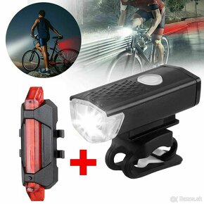 Nabíjateľné LED svetlo na bicykel - 4