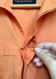 Pánska / chlapčenská oranžová košeľa - 4