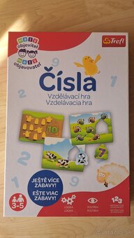 Cisla- drevene,puzzle, Hra s cislami - 4