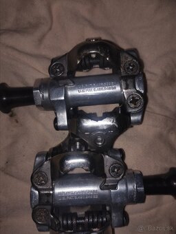 Shimano spd pedále+nášľapné pedále - 4