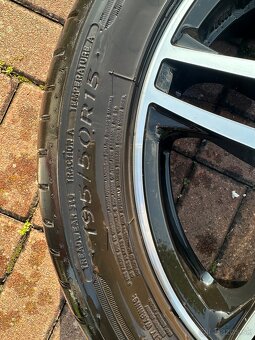 Sada letných pneumatík DUNLOP s diskami DEZENT – 195/50 R15 - 4
