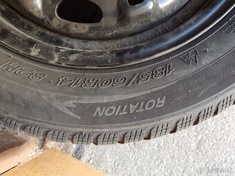 Zimné pneumatiky aj s diskami 4 kusy 185/60 R14 - 4