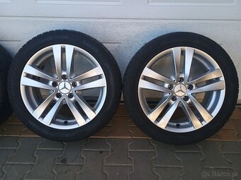 ALU disky Mercedes 5x112 R17 + zinmé pneu Pirelli - 4