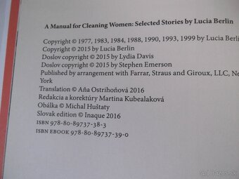 Lucia Berlin-Manuál pre upratovačky - 4
