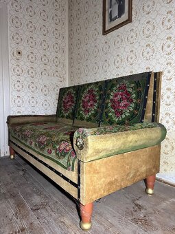 Krásny starý vintage gauč 🛋️ - 4