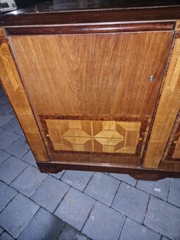 11 - Predám intarzovanú skrinku – umelecký stolársky kus - 4