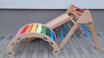 bukový Piklerovej triangel montessori - 4