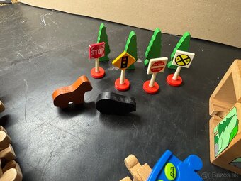 Drevený vláčik s prislusenstvom - 4