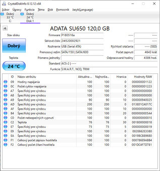 2.5" 120GB SSD disky - 4
