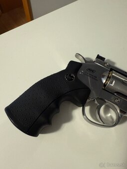 Airsoft Revolver Dan Wesson 4" Silver MB-S GNB CO2 6mm - 4