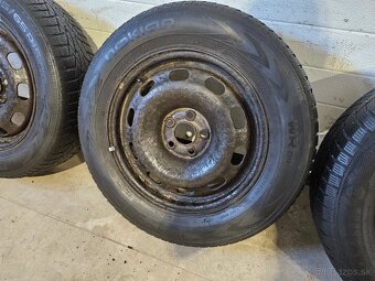 Plechové Disky 5x100+Zimné pneu 195/65 R15 - 4