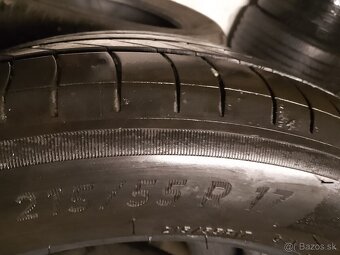 4x letné pneumatiky 215/55 r17 - 4