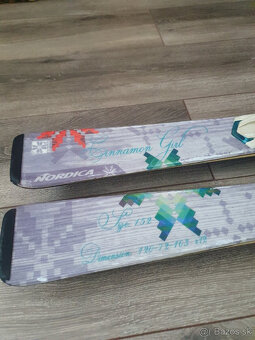 Predam lyze NORDICA Cimmamon Girl,dlzka 152 cm - 4