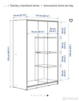 Biela skriňa Kleppstad - 4