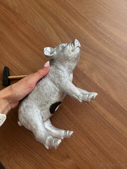 Prasiatko šporkasa / pokladnička s kladivkom na rozbitie - 4