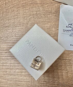 PANDORA naramok 20cm a privesky - 4