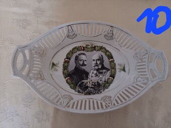 Porcelánové talíře - Franc Jozef, Rakousko Uhersko - 4