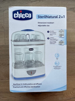 Parný sterilizátor chicco SterilNatural 2v1 - 4