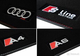 Luxusní celoroční Autokoberečky s podkladem hrubé gumy - 4