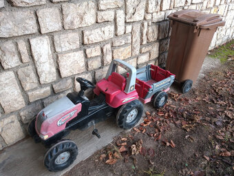 velky detsky traktor s vleckou - 4