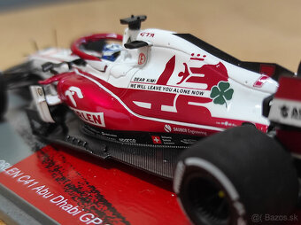 K. Raikkonen (Alfa Romeo C41) 1:43 Veľká cena Abu Dhabi 2021 - 4