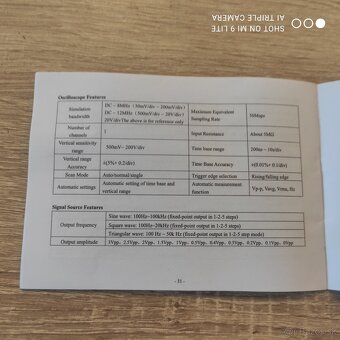 Predám nový digitálny osciloskop – multimeter GD188 - 4