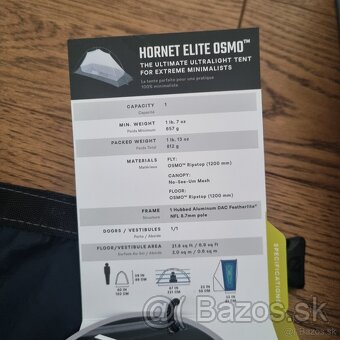 Ultralehky stan Nemo Hornet Elite OSMO 1P - 4