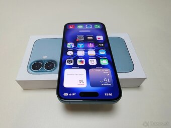 APPLE IPHONE 16 128GB TEAL TOP STAV,ZDRAVIE BATERKY 100% - 4