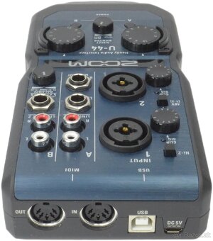 ZOOM U-44 – kompaktný 4-in/4-out USB audio interface + MIDI - 4