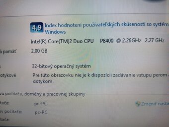 predám notebook DIMOTION FASTBOOK F4F1 , WINDOWS 7 - 4